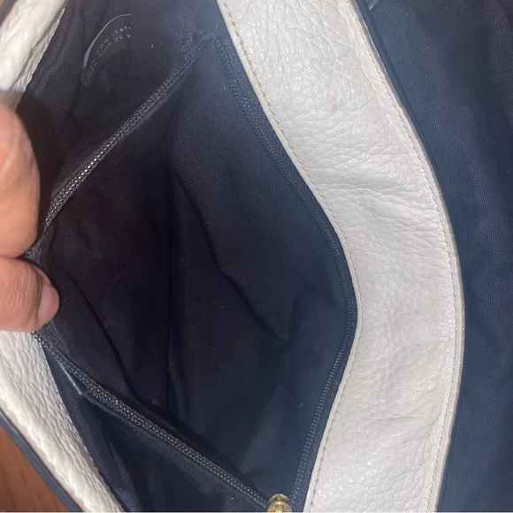 Marc by Marc Jacob’s Leather crossbody handbag Purse Preowned black & white - Picture 9 of 14